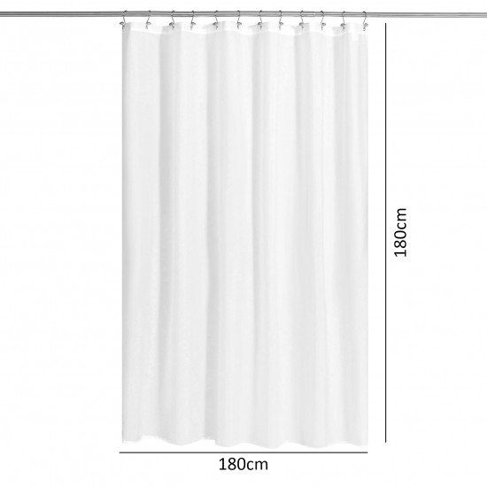 Shower Curtain & Bath Mat Set 14 pcs